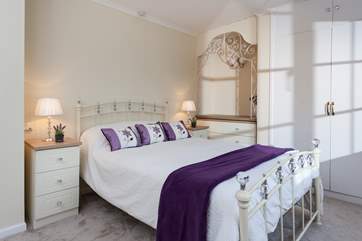 Bedroom 1 has a lovely double bed.