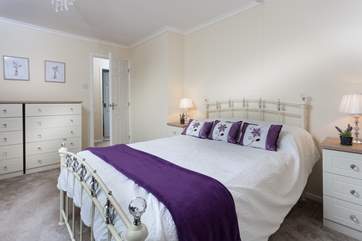 Lovely crisp linens await you.
