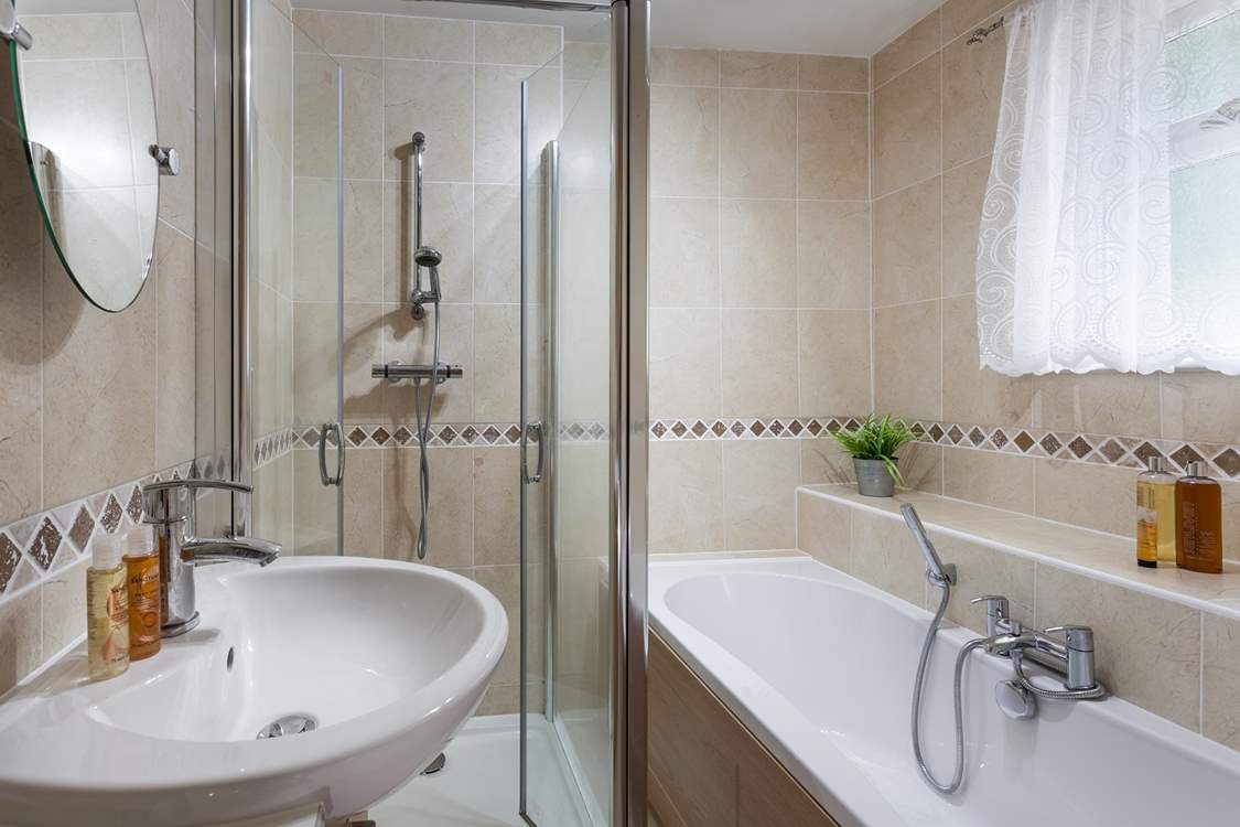 The family bathroom is on the first floor.