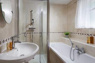 The family bathroom is on the first floor.