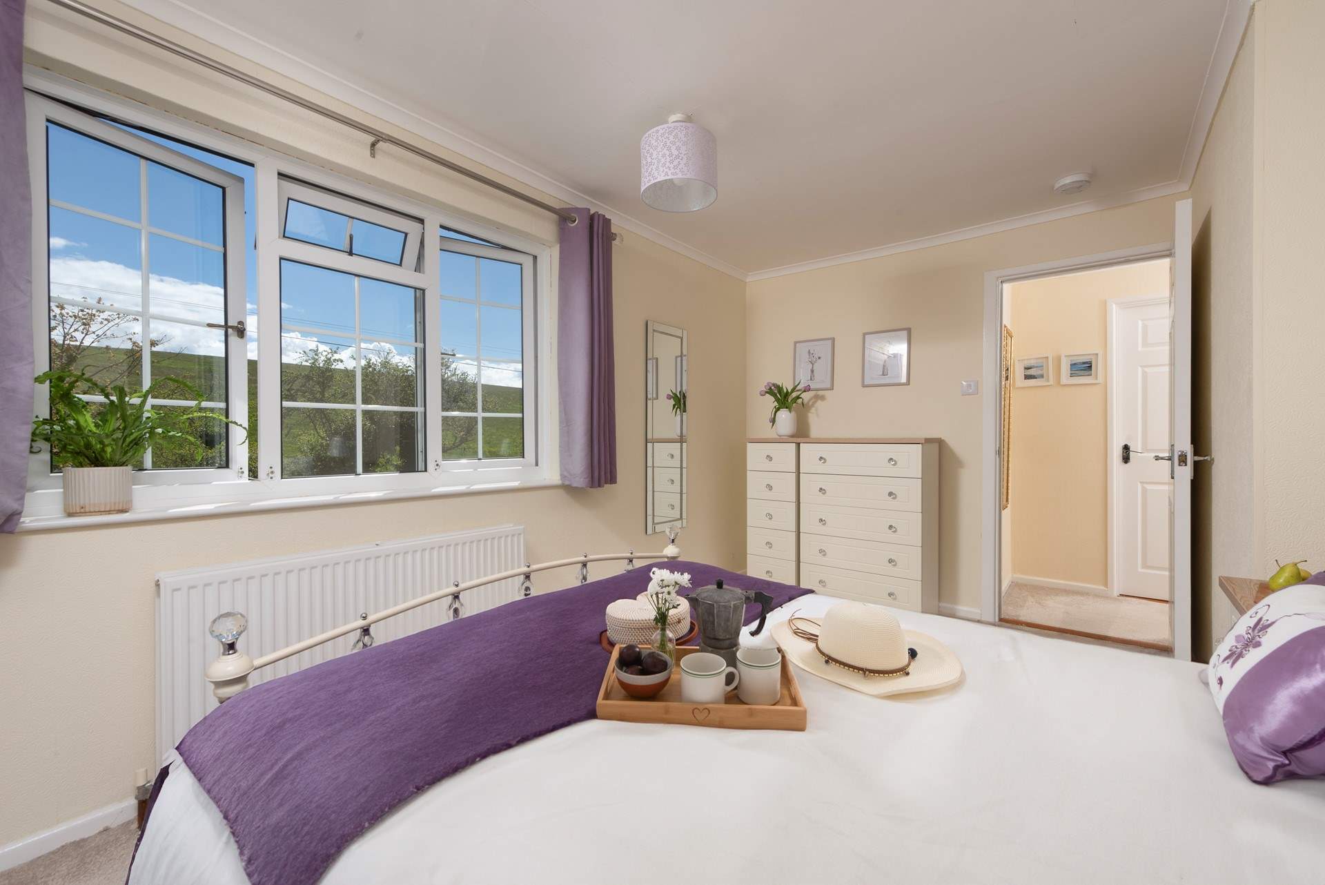 Breakfast in bed, yes please. 