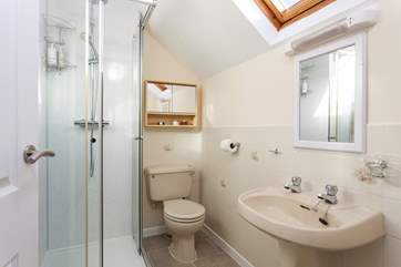 The family shower-room is located on the first floor.