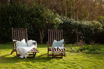 Simply lie back and relax.