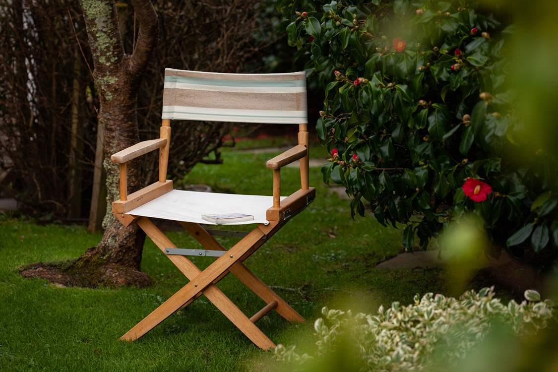 Relax in the garden.