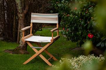 Relax in the garden.