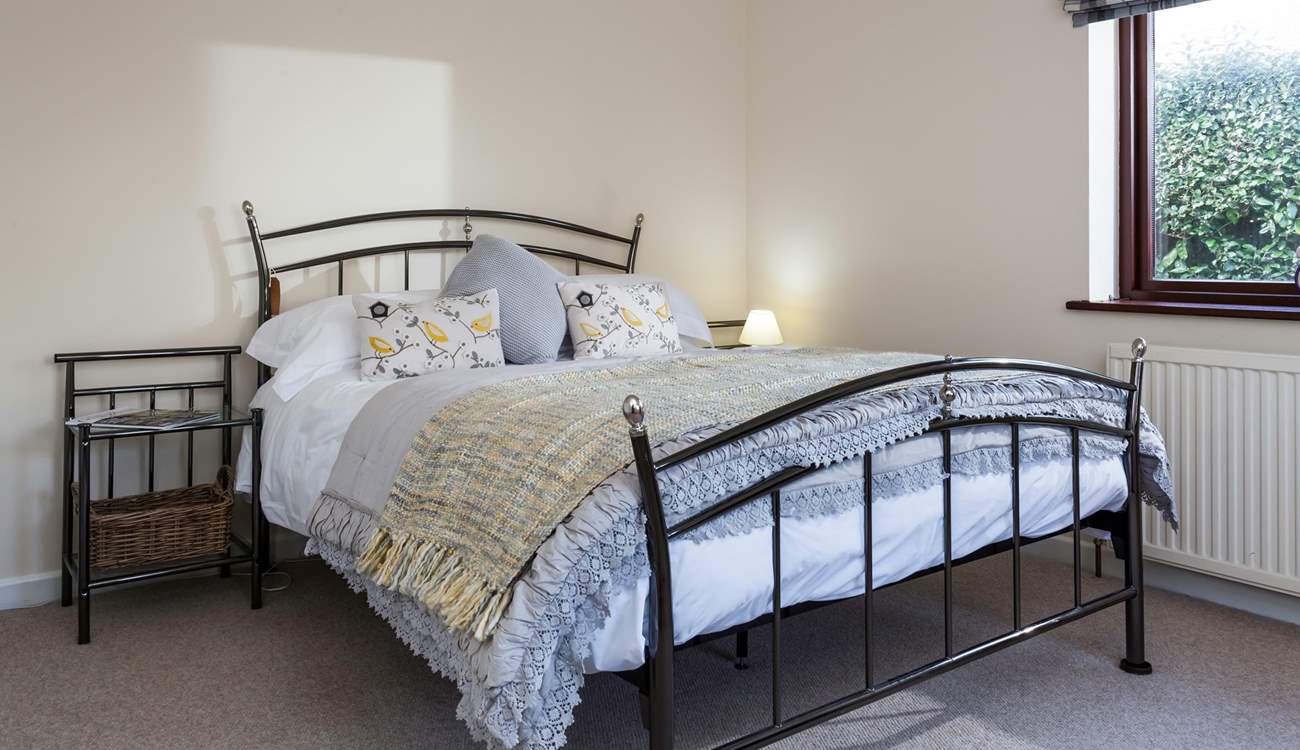 This pretty double bedroom is located on the ground floor.