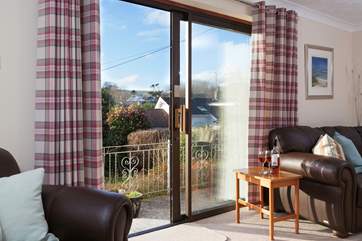 Open up the patio doors and enjoy the terrace.