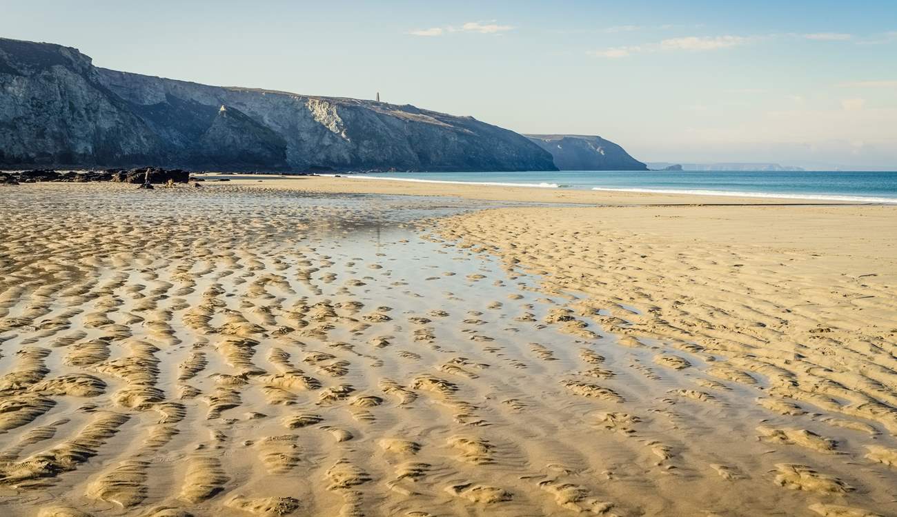 The rugged north coast has many hidden beaches and coves.