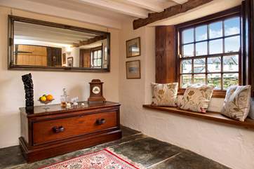 Take a pew at the window seat and enjoy the peaceful surroundings.