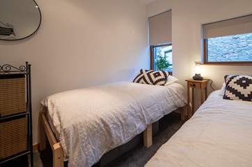 Bedroom 2 is super-cosy and inviting.