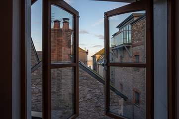 Fling the windows open and breathe in the fresh Brixham sea air.