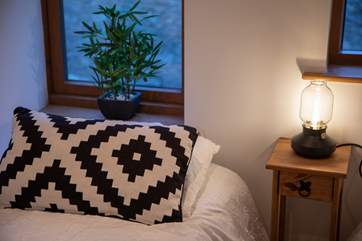 Beautiful lighting is provided throughout the house.