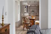The open plan living space.