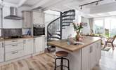 The spacious kitchen-area is ideal for preparing a special treat. - Thumbnail Image