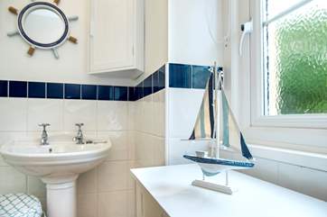 There are lovely nautical touches throughout.