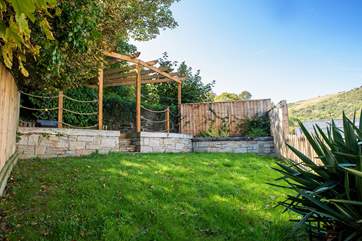 Being set on the hillside there are various levels throughout the garden and places to sit.