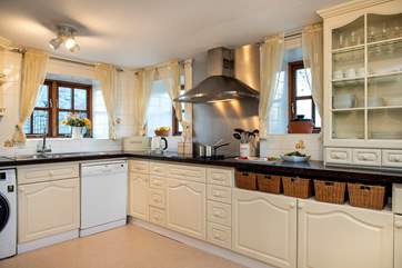 The pretty kitchen.