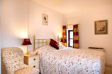 Bedroom 3 has a super comfy double bed (4'6