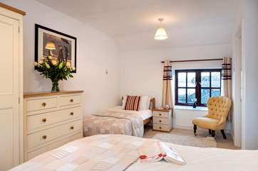 Being dual-aspect you can look both up and down the river from Bedroom 1.