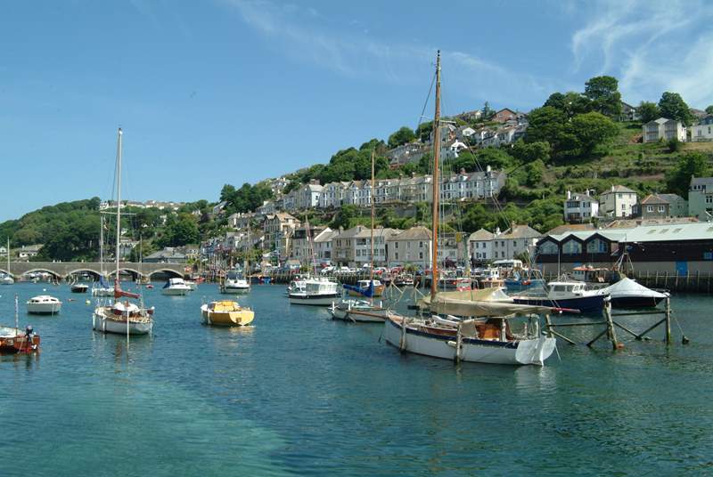 The fishing town of Looe where you can try your hand at fishing, have fun on the beach, take to the coastal footpath or enjoy some good old fashioned fish and chips.