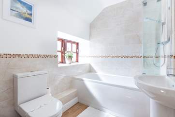 Bedroom 1 has a beautiful en-suite.