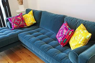 Relax and unwind on the comfy sofas.