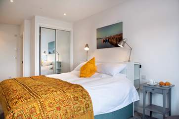 This room can also be made up as a double or twin beds and shares a balcony with the bedroom next door.