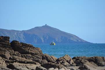 Watch the comings and goings on the water.