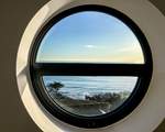 More of that view from the porthole window in Bedroom 5/snug.