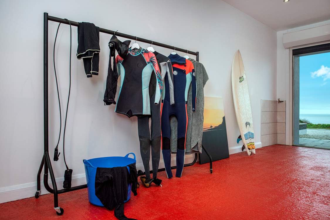 Plenty of storage space for your beachgear