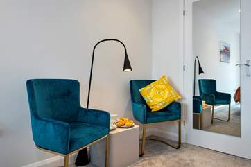 A place to sit and relax in the bedroom