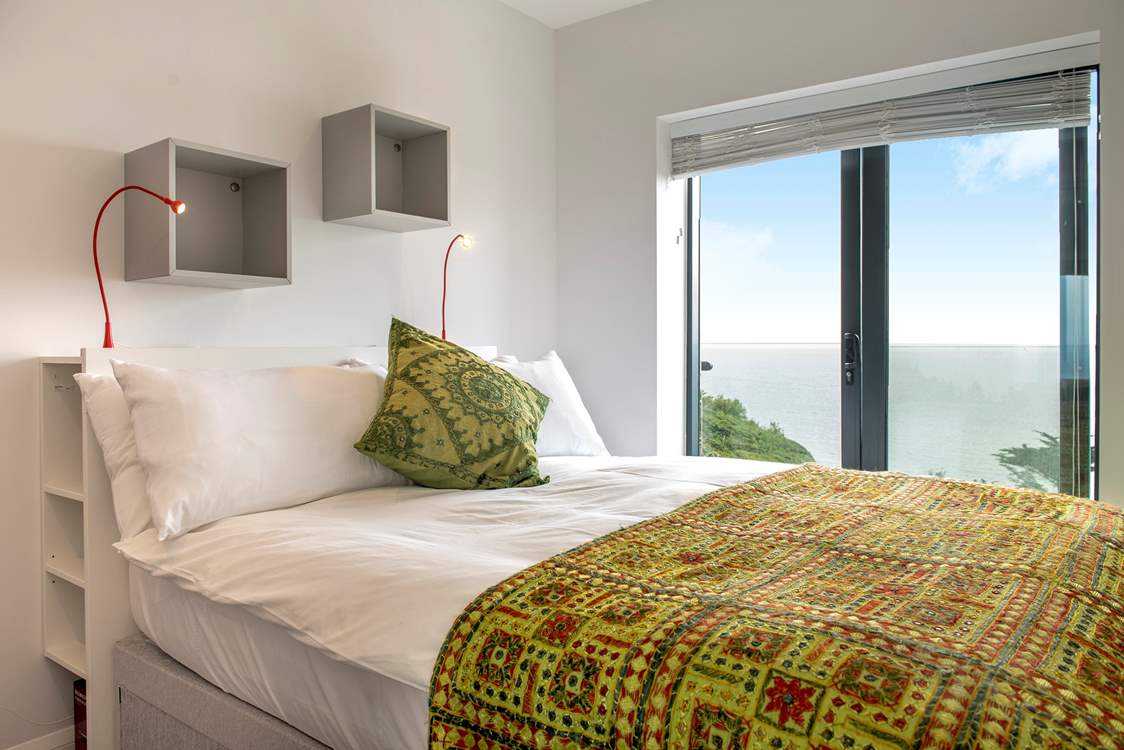 Bedroom One has a super comfy bed and of course a fabulous view.