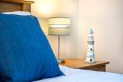 There are coastal touches throughout - at night you can see the light of the Eddystone lighthouse.