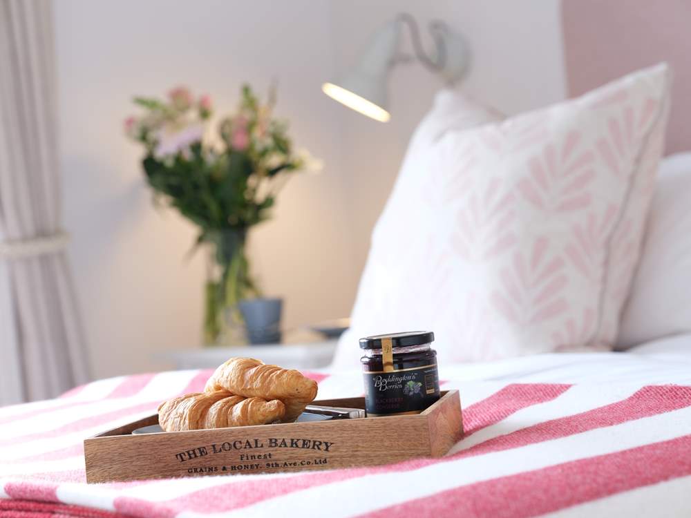 Breakfast in bed.