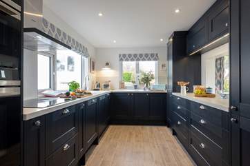 Enjoy preparing supper in this fabulous kitchen.