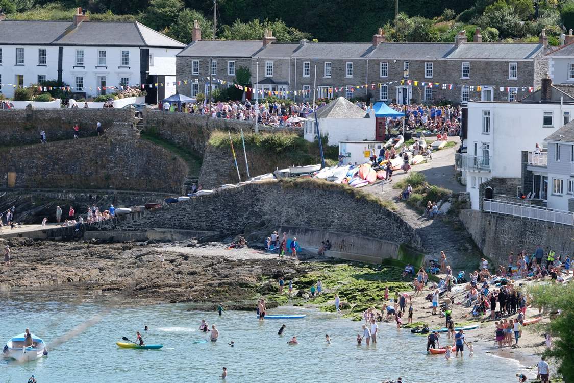 Regatta day in the village.