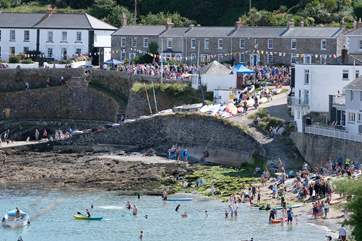 Regatta day in the village.