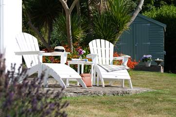 Relax in the garden.