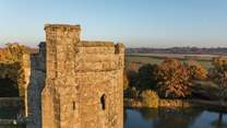 Visit Bodiam Castle, a beautiful 14th Century moated castle situated near Robertsbridge in East Sussex.