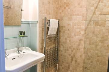 The en suite shower-room with walk-in shower.