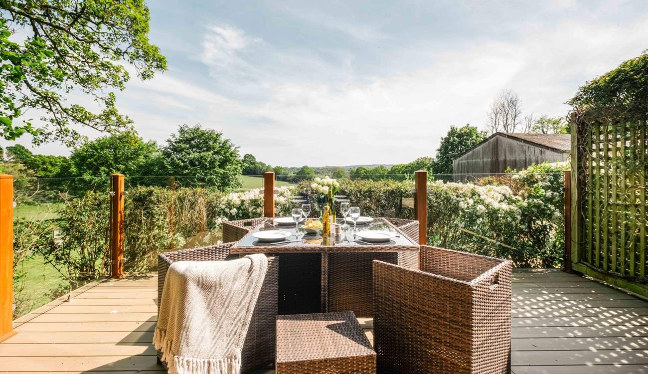 Al fresco with a view!