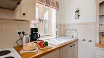 The kitchen has all you need to rustle up a holiday feast!