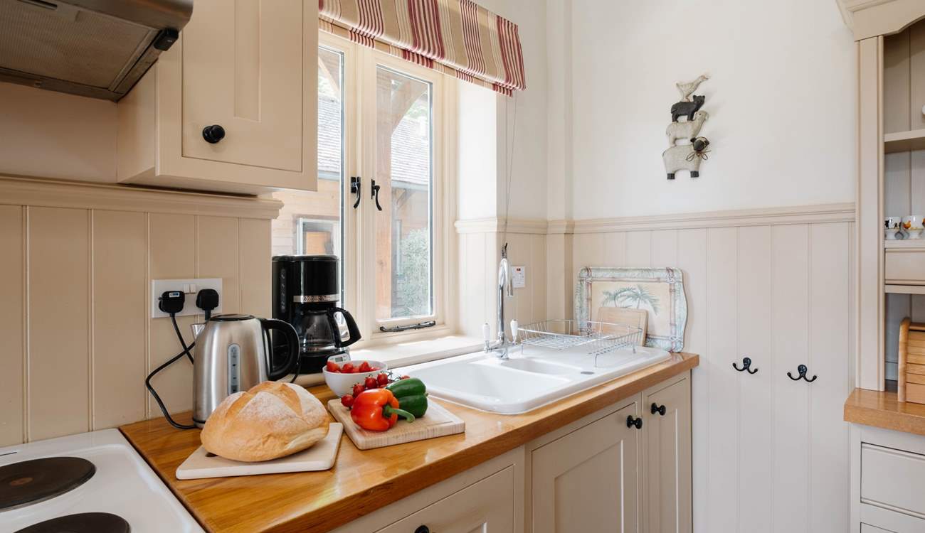 The kitchen has all you need to rustle up a holiday feast!