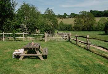Enjoying your favourite tipple whilst listening to the sounds of nature.