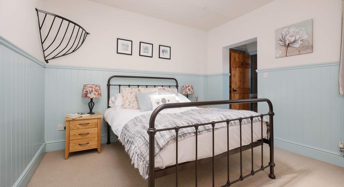The main bedroom with en suite shower room.