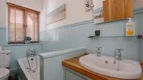 The family bathroom.