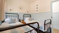 This delightful twin room is so welcoming.