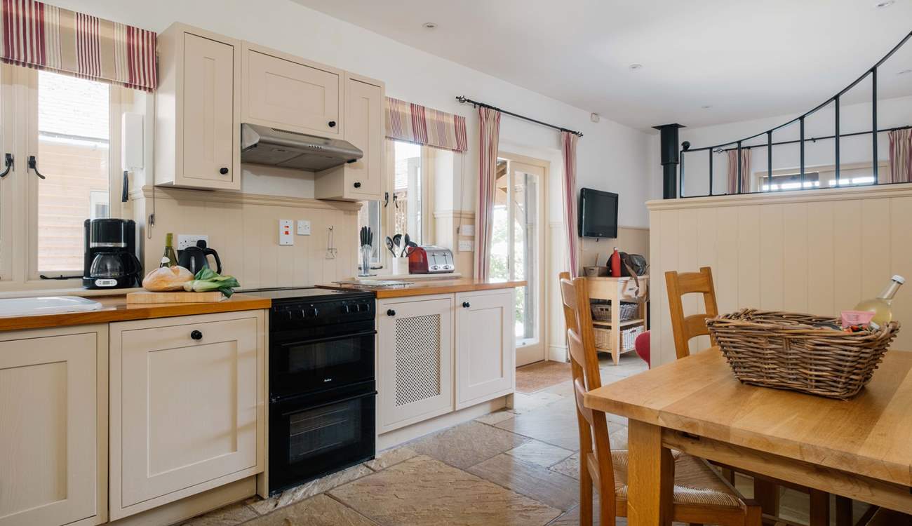 Get creative in this country style kitchen.