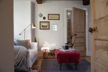 Peeking into the sitting-room.