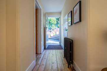 This part of the hallway links you to bedroom 3 and is the main access to the patio and garden area.